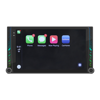 Reproductor de Audio para Auto Universal Doble DIN con Pantalla Táctil HD, GPS, Carplay Inalámbrico y Android Auto, Sistema Estéreo Android para Auto