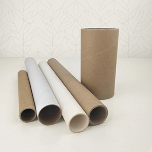 Tube en carton vide durable 76 x 8 x 310 mm pour enroulement de câble métallique, haute résistance à la compression, noyau en papier industriel - Product Image 1