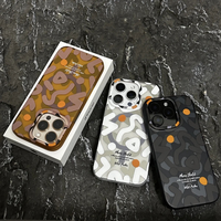 Coques de téléphone portable FD pour 17 Pro Max, hybrides TPU PC, imprimé graffiti créatif, chargement magnétique sans fil, protection 360°