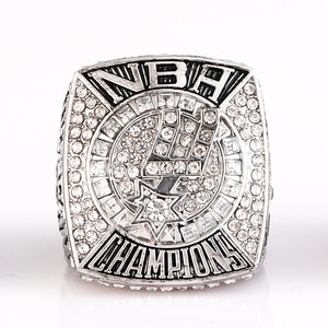 Anillo de campeonato de Antonio Spurs Europa y América Anillo clásico nostálgico conmemorativo popular - Product Image 1