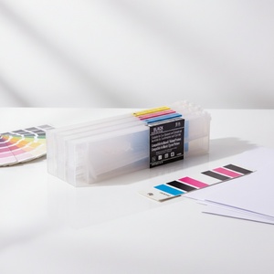 Supercolor Factory Sales 440ML/PC Empty <b>Refillable</b> <b>Ink</b> Cartridge for Roland Max-2 MAX2 With Permanent Chip for Roland XF-640 - Product Image 2