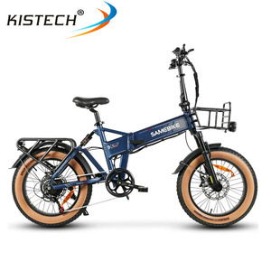 Bicicleta Eléctrica Plegable de Montaña <span class=keywords><strong>SAMEBIKE</strong></span> XWLX09-II, Motor sin Escobillas de 1000 W, Batería de Litio de 48 V, Velocidad de 50 km/h, Neumáticos Gruesos de 20*4.0 - Product Image 2