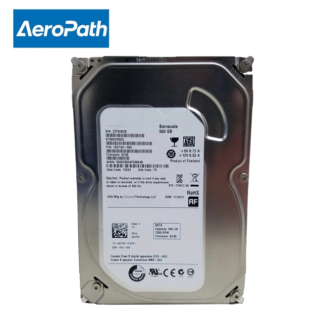 ST500DM002 Desktop 500GB 7200RPM 16MB Cache SATA 6.0Gb/s 3.5Inch LFF Internal Hard Drive Bare Drive HDD