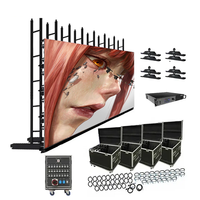 DJ-Pult Gebogene P2.9 Flexible LED-Videowand 500x500mm Mietpanel für Nachtclub-Event-Displays