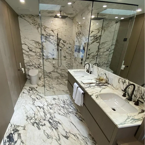 Mármol de lujo de alta gama <span class=keywords><strong>Bulgari</strong></span> Calacatta Viola púrpura, piedra natural ideal para decoración de interiores, como baños. - Product Image 1
