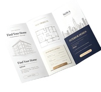 Brochure tri-pliante personnalisée imprimée sur papier de luxe A4 A5 – Technologie d'impression pour entreprises, usines et produits industriels