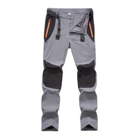 Pantalon long extensible à séchage rapide, grande taille, décontracté, respirant, coupe droite, pour l'extérieur, taille haute