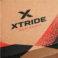 Boîte d'emballage de chaussures portable de style tiroir personnalisée, design coulissant en carton, logo imprimé de luxe, fermeture magnétique, étanche