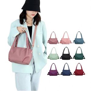 Bolso Tote Multifuncional de Nailon de Alta Calidad para Mujer, Bolso Bandolera Casual de un Solo Hombro, Color Sólido, Estilo Coreano - Product Image 1
