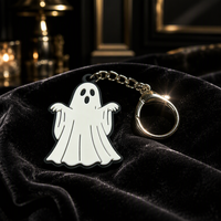 Porte-clés personnalisés en PVC avec logo, motif sorcière, pour événements d'Halloween d'entreprise, cadeaux en gros