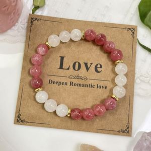 Bracelet en pierre naturelle avec perles de verre colorées, géométrie sacrée, service d'exportation mondial de premier ordre, logo gravé - Product Image 2