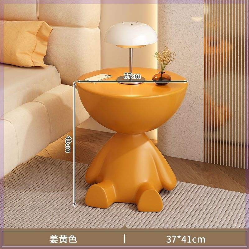 Table basse design à plateau plat [orange]