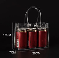 Allègement tarifaire Oem Sacs de voyage fourre-tout transparents en PVC Sac fourre-tout transparent en PVC de grande capacité en vinyle PVC avec logo personnalisé