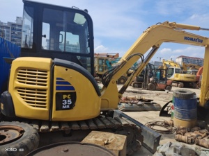 Komatsu-miniexcavadora PC35, maquinaria de construcción usada, 3,5 toneladas - Product Image 4