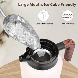 Théière Design de luxe Affichage numérique de la température Théière domestique 1.5l Bouilloire en acier inoxydable 304 Théière à revêtement en céramique - Product Image 5