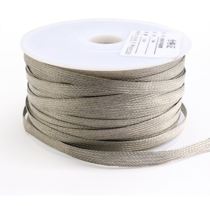 Медная плетеная муфта с покрытием из луженой стали 4 6 8 10 16 18 22 28 мм, расширяемая металлическая оболочка, экранированный сигнальный провод, кабель, экранированный