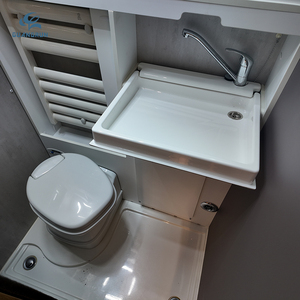 Lavello Pieghevole di Lusso RVS in Acrilico con Rubinetto e Specchio <span class=keywords><strong>per</strong></span> <span class=keywords><strong>Bagno</strong></span> di Caravan, <span class=keywords><strong>Camper</strong></span> e Roulotte <span class=keywords><strong>per</strong></span> Uso Automobilistico Y441 - Product Image 2