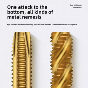 Premium Spiral Flute <span class=keywords><strong>Thread</strong></span> Tap HSS TiN Coated Through Hole CNC Usinagem Stainless Steel Alloy <span class=keywords><strong>Thread</strong></span> Tools M3 M12 - Product Image 4