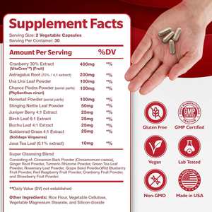 Cápsulas Besica OEM para la Limpieza <span class=keywords><strong>Renal</strong></span>, Extracto Herbal de Arándano, Desintoxicación y Reparación - Suplemento Natural para el Tracto Urinario de Adultos - Product Image 2