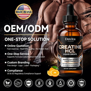 Solución Integral OEM: Gotas de Creatina HCL con BCAA y L-Glutamina de Alta Pureza para el Desarrollo Muscular y Aumento de Resistencia, Suministro a Granel, Saludable - Product Image 1