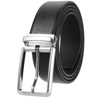 LY35-5204-4 Sabuk Kulit Kasual Model Pin Buckle dengan Lubang-Lubang, Harga Grosir Sabuk Konveyor Berlubang yang Dapat Disesuaikan