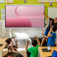 Tableau interactif pour l'enseignement, écran tactile, grand écran de 98 pouces, Android 16 avec système d'exploitation Windows en option, IFPD pour l'école
