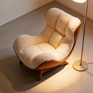 Poltrona Reclinabile Moderna di Lusso in Tessuto, Divano Singolo a Dondolo, Arredamento Relax per <span class=keywords><strong>Soggiorno</strong></span>, Design di Alta Gamma - Product Image 3
