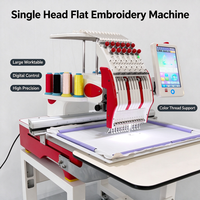 Machine à broder commerciale fiable avec DAHAO A15 pour les uniformes de petits cafés