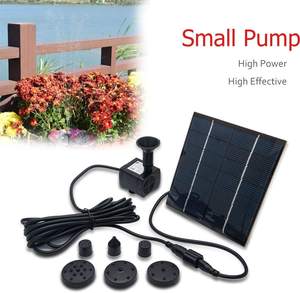 आउटडोर तालाब बगीचे या पूल सबमर्सिबल पक्षी स्नान फव्वारे के लिए अलग-अलग नोजल के साथ पर्यावरण के अनुकूल छोटे सौर जल पंप - Product Image 4