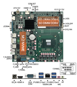 Carte mère AIO en vente directe d'usine, Intel I7 <span class=keywords><strong>7820HQ</strong></span>, mini PC industriel embarqué, conception haute performance - Product Image 4