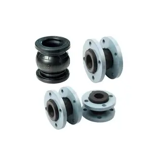 pvc pipe fittings filler threaded universal floating flange double ball rubber joint