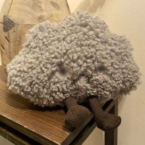 Divertido Peluche de Nube Pequeña con Pelo Rizado, Muñeco de Nube Triste, Figura de Peluche para Regalos de Festivales y Decoración del Hogar - Product Image 3