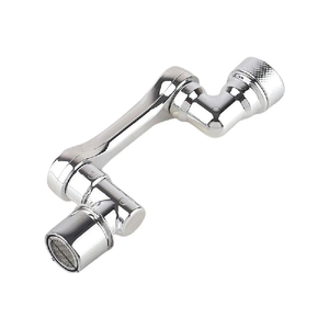 Moderno <span class=keywords><strong>rubinetto</strong></span> a braccio robotico girevole di <span class=keywords><strong>1080</strong></span> <span class=keywords><strong>gradi</strong></span> multifunzionale in ceramica universale lavello da cucina estensione in plastica rubinetti da cucina - Product Image 6