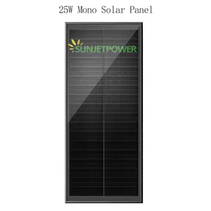 用于电网离网太阳能系统太阳能水泵系统路灯的高效50-600w木瓦PERC单声道太阳能电池板
