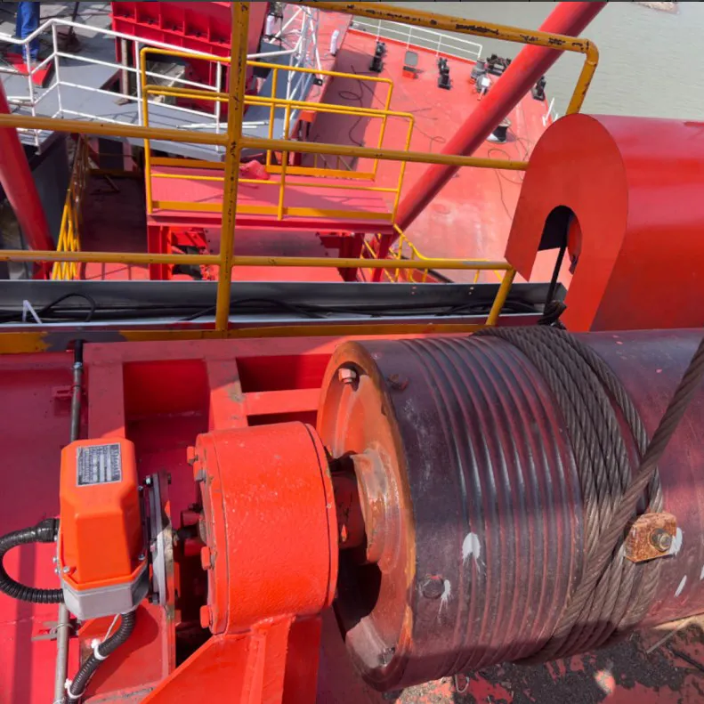 Sabuk sistem pemuat kapal industri peralatan penanganan biji-bijian batu bara semen Grab Ship Loader untuk Seaport