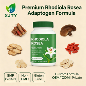 Capsules à base de safran <span class=keywords><strong>anti</strong></span>-<span class=keywords><strong>stress</strong></span>, extrait de Rhodiola, complément alimentaire antioxydant pour adultes, pour soulager le <span class=keywords><strong>stress</strong></span> et améliorer l'humeur - Product Image 5