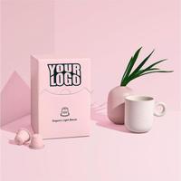 Boîte d'emballage en papier pour capsules de café, personnalisée avec logo de marque, pour café en dosettes