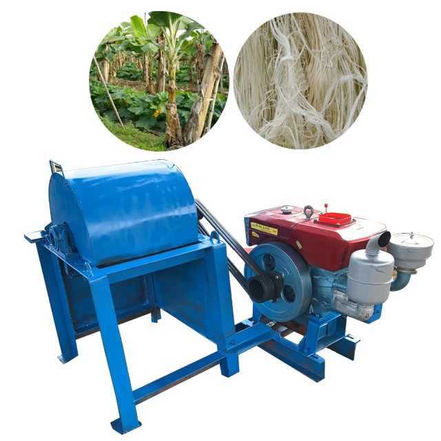 Banana Tree Stem Fiber Extracting Machine - High Productivity