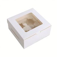 Boîtes d'emballage Boîtes en papier pour chocolat Gâteau Logo personnalisé Papier écologique Bonbons pour dessert alimentaire Truffes Bonbons en papier