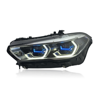 Phares laser automatiques SJC pour BMW X5 G05 2019-2022 phares modifiés mise à niveau vers de nouveaux feux de jour de lampe frontale laser