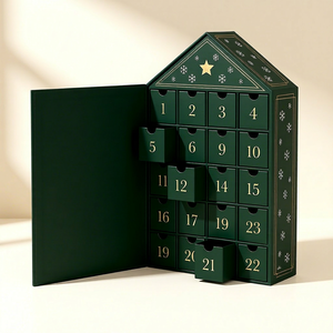 Caja de Regalo Magnética Personalizada al por Mayor, Set de Belleza Misterioso, Empaque de Cartón para Regalos, Set de Calendario de Adviento Cosmético para Mujer, para Navidad - Product Image 1