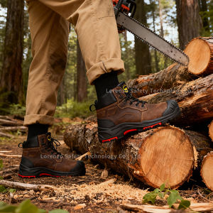 أحذية عمل شتوية من الجلد الطبيعي مع مقدمة فولاذية مضادة للانزلاق للاستخدام في التعدين والبناء والمصانع - Product Image 5