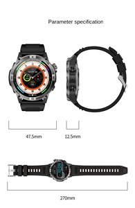 Orologio Sportivo Impermeabile in Silicone con Posizionamento GPS Beidou per Uomo e Donna, per Corsa e Arrampicata, con Monitoraggio <span class=keywords><strong>Frequenza</strong></span> Cardiaca, Pressione Sanguigna e Contapassi - Product Image 4