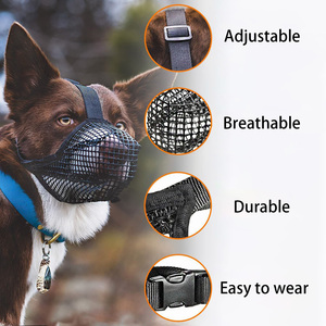 Bozal de malla Bozales cubiertos de malla suave para perros pequeños, medianos y grandes Bozal para perros - Product Image 5
