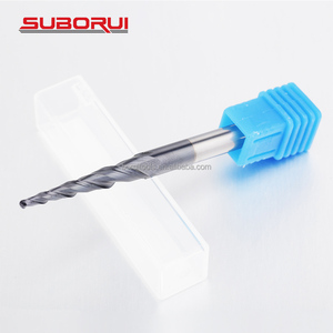 SUBORUI conica cono sfera naso fresa in tungsteno solido carburo di tungsteno macchina per incisione a macchina conica conico metallo legno Endmills - Product Image 3