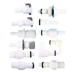 Vanne de contrôle à plaque traversante avec raccord rapide femelle en plastique POM noir de haute qualité, série AP, avec filetage - Product Image 1