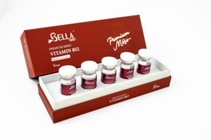 BELLA PREMIUM MESO VITAMINE B12 Répare les peaux abîmées, revitalise le collagène, illumine le teint, solution anti-âge en <span class=keywords><strong>injection</strong></span> - Product Image 3