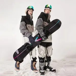 ファッションデザインハイエンド耐候性スリムフィットカスタムスキースーツワンピーススキージャンプスーツ