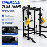 Station de musculation multifonctionnelle haut de gamme avec rack de force et machine à câbles pour entraînement de force