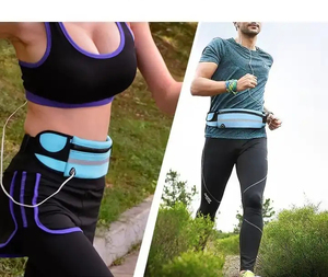 Nueva Riñonera Deportiva Delgada de Nailon con Porta Botella de Agua para Correr, Ciclismo, Fitness, Gimnasio y Deportes - Product Image 6